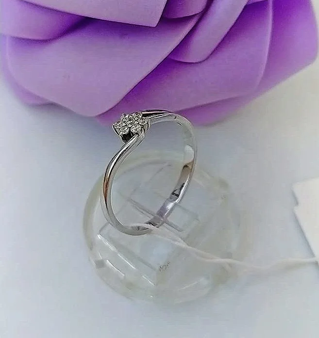 Серебряный комплект с фианитами, серебро 925 проба - миниатюра 7