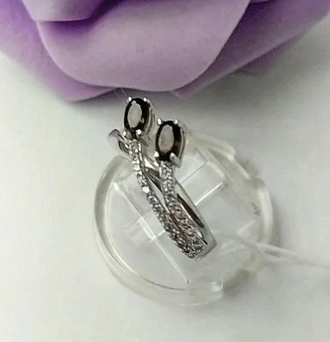 Серебряное кольцо с раухтопазами - миниатюра 2