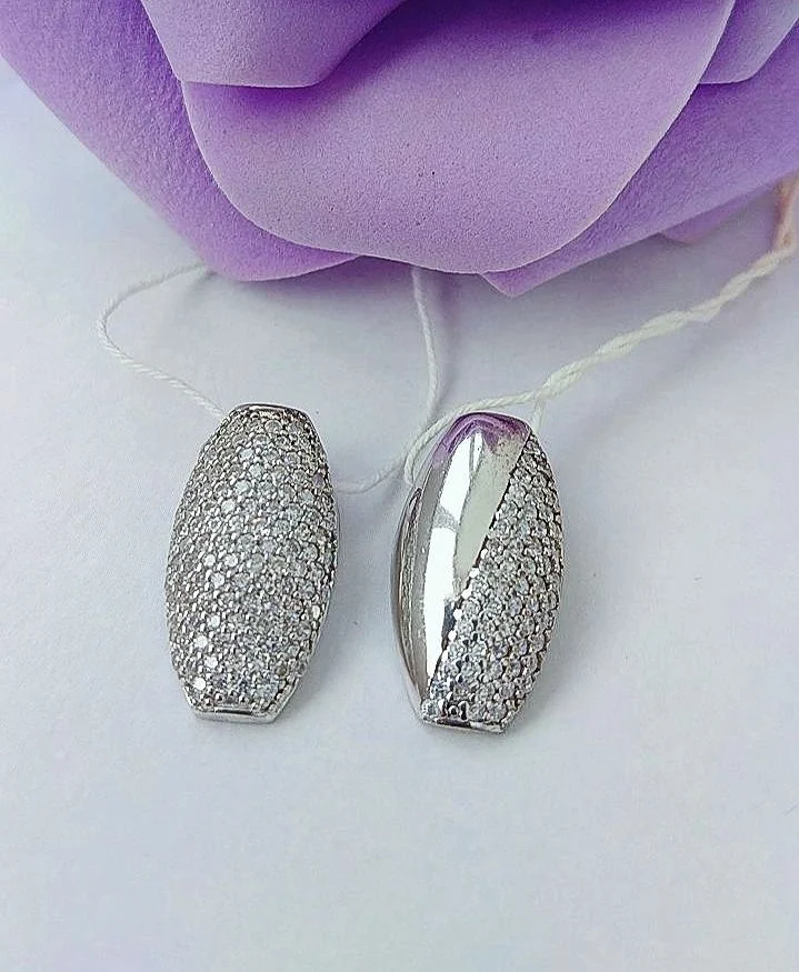 Серебряная подвеска с фианитами - изображение 1