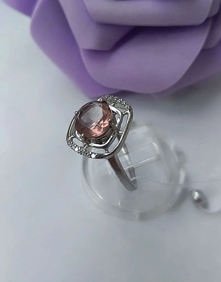 Серебряное кольцо с султанитом - миниатюра 2