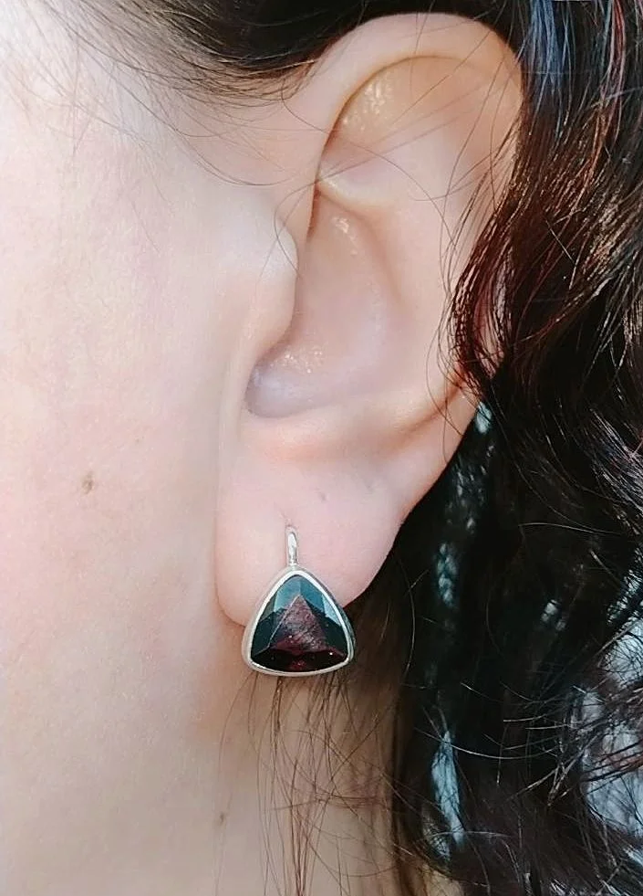 Серебряный комплект с гранатами - миниатюра 5