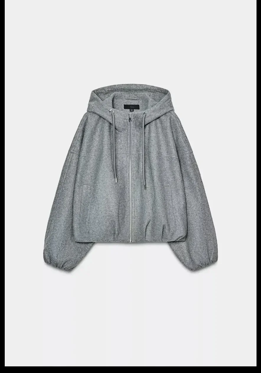 Ветровка Zara wool jacket - миниатюра 2