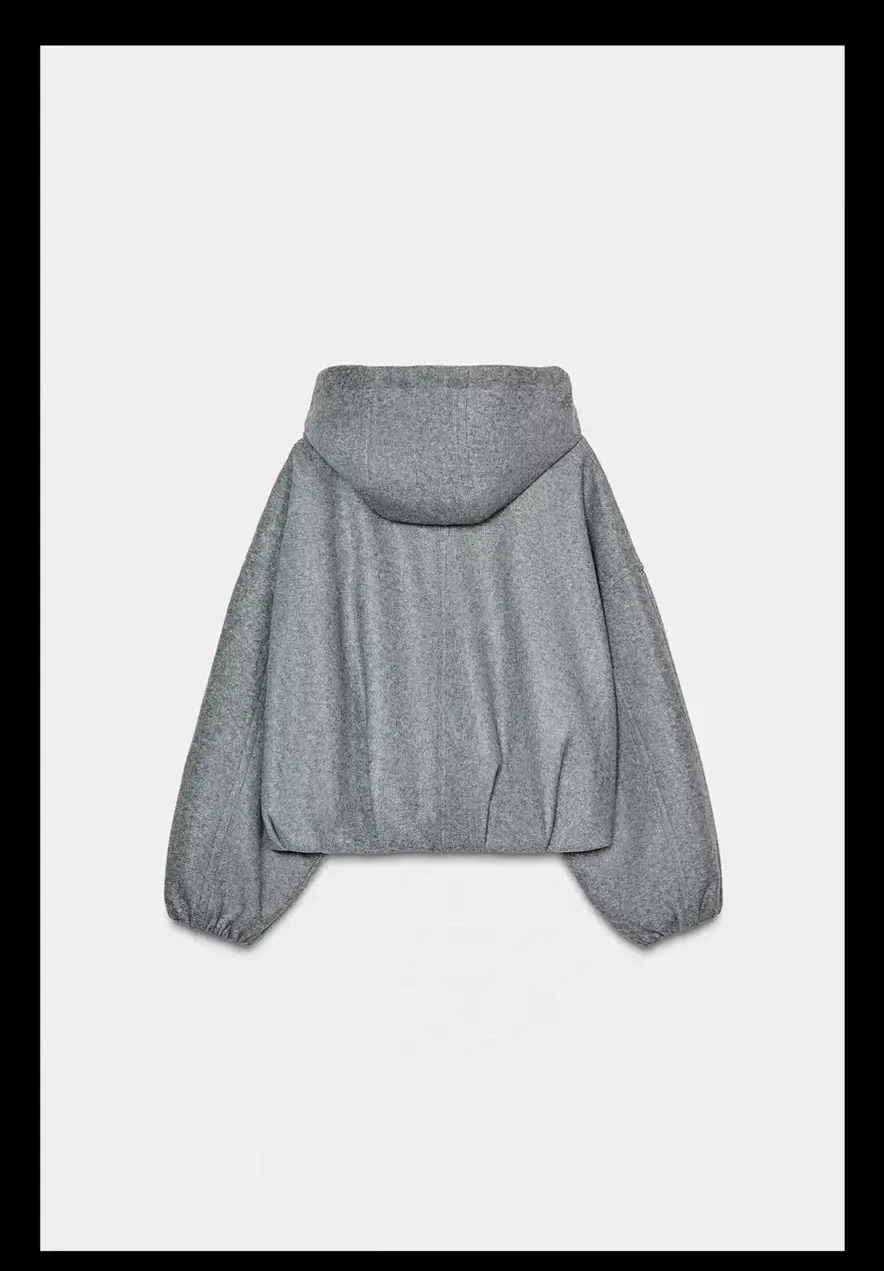 Ветровка Zara wool jacket - миниатюра 3