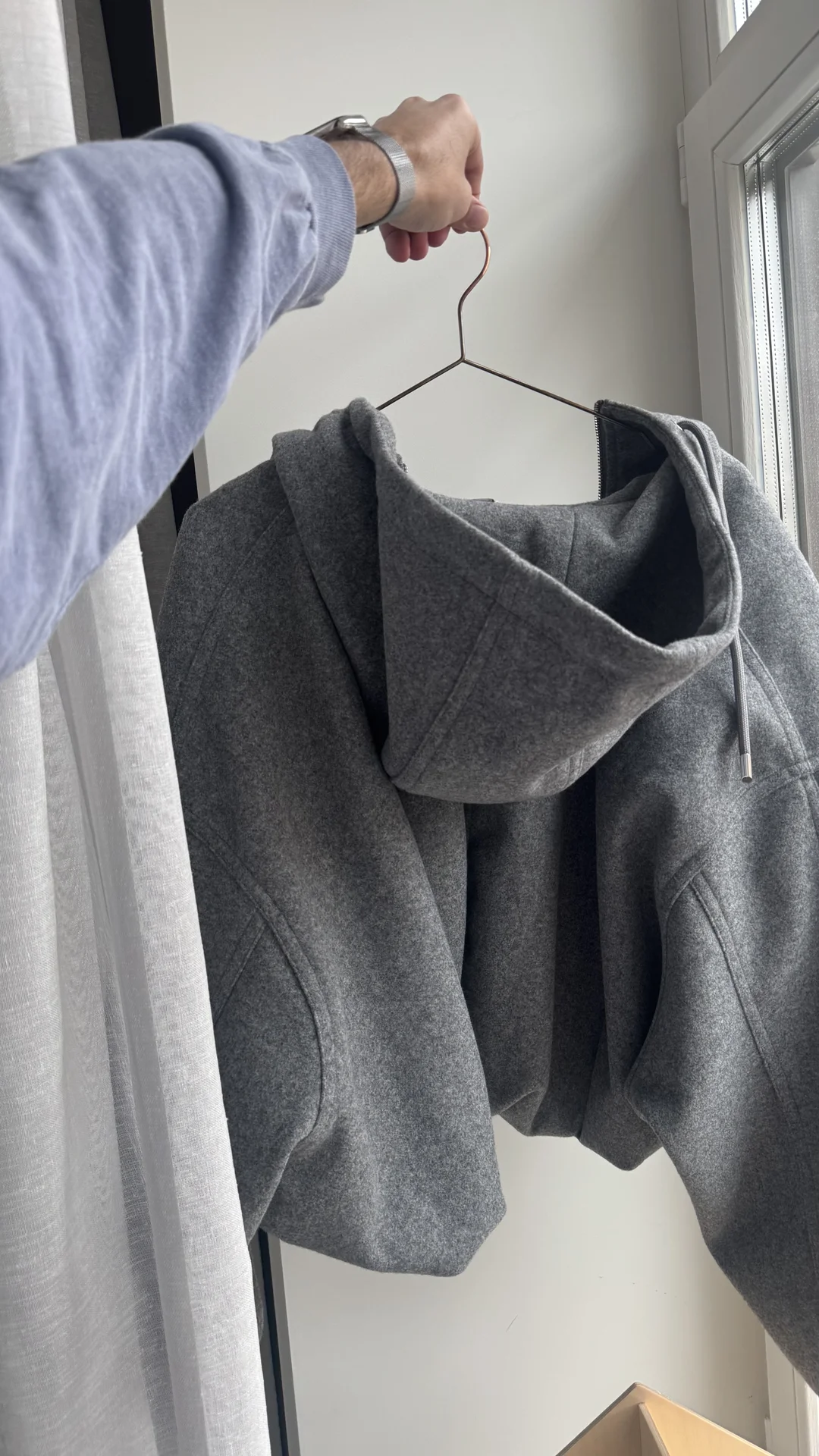 Ветровка Zara wool jacket - миниатюра 6