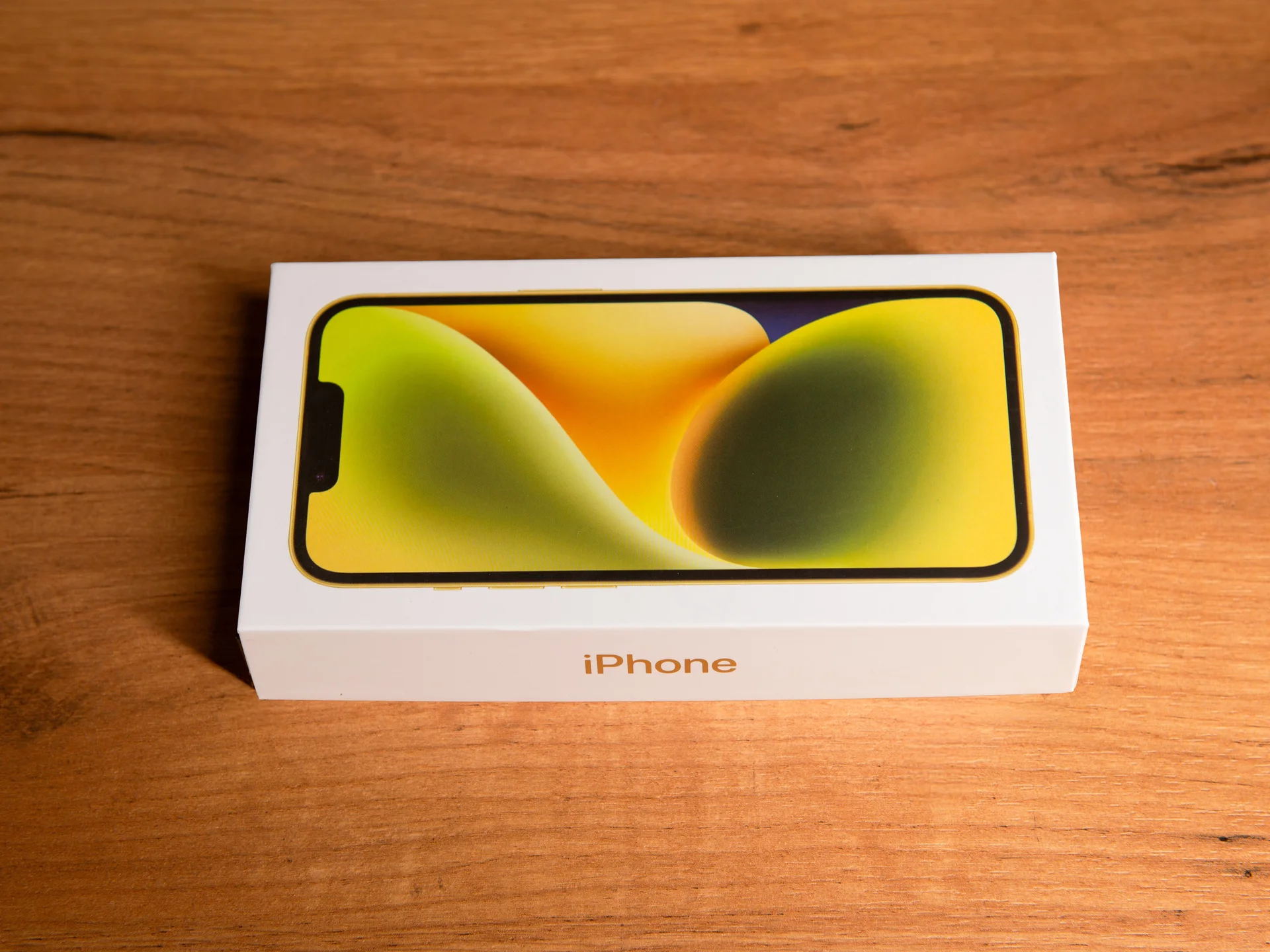 Коробка iPhone 14 Plus Yellow (Желтый) - изображение 1