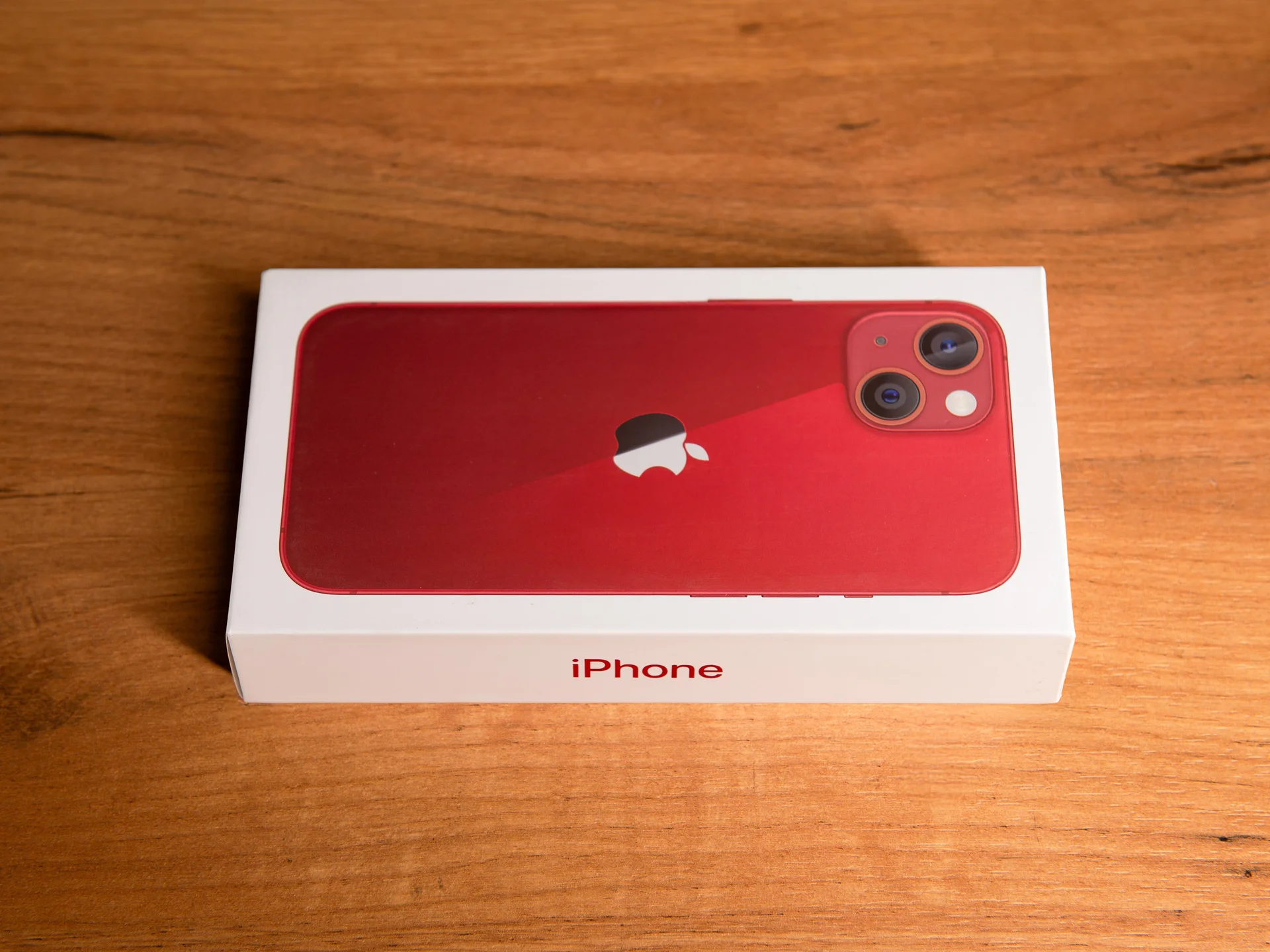 Коробка iPhone 13 mini Red (Красный) - изображение 1