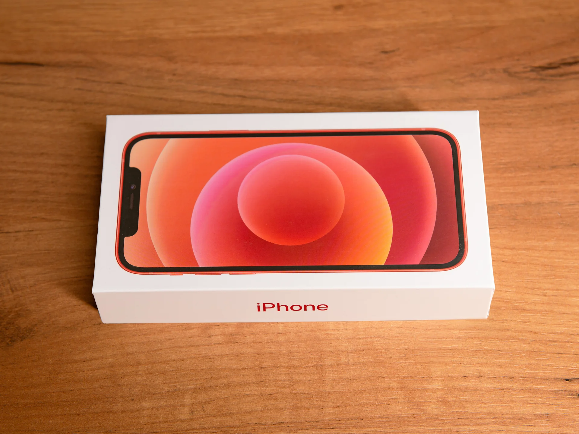 Коробка iPhone 12 Red (Красный) - изображение 1