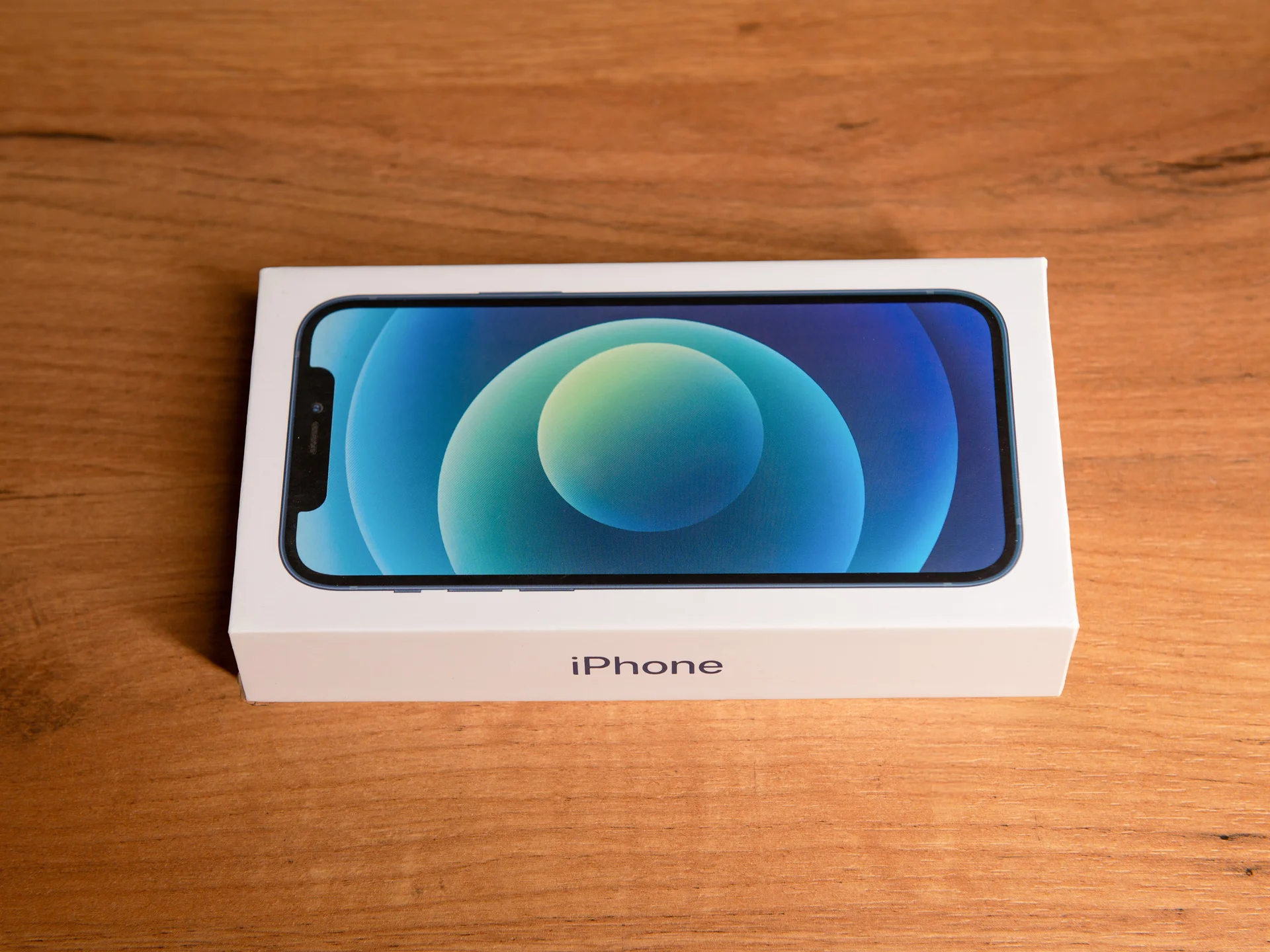 Коробка iPhone 12 mini Blue (Синий) - изображение 1