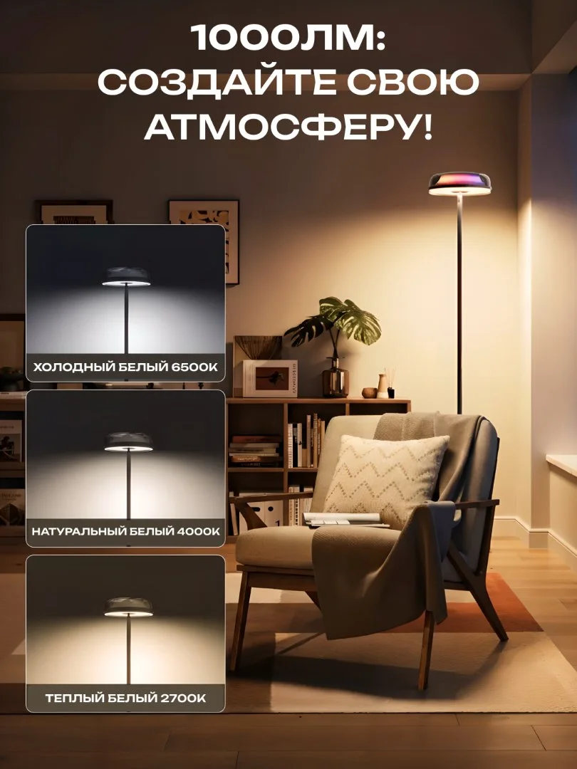 Govee uplighter floor lamp Ревизия 2026 в наличии - миниатюра 4