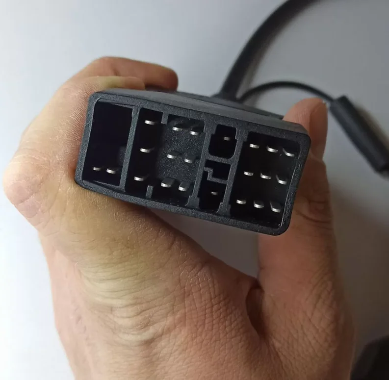 Переходник Toyota 22pin OBD2 16pin старые тойота - миниатюра 3