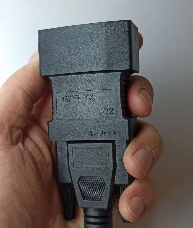 Переходник Toyota 22pin OBD2 16pin старые тойота - миниатюра 4