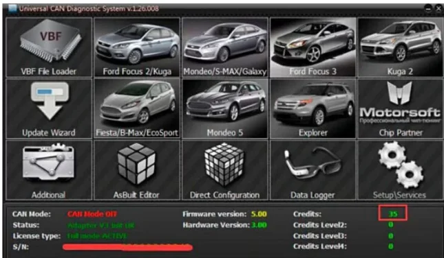 Автосканер ucds Ford pro + Диагностика и прошивка - миниатюра 5