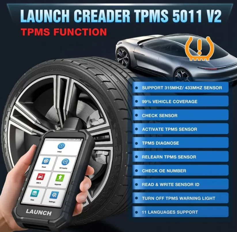 Программатор tpms поддерживает диагностику и сброс - миниатюра 5