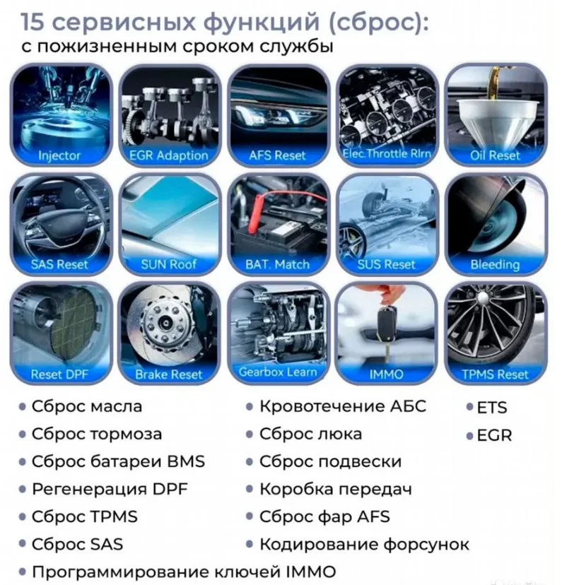 Автосканер Mucar Bt200 max - миниатюра 3