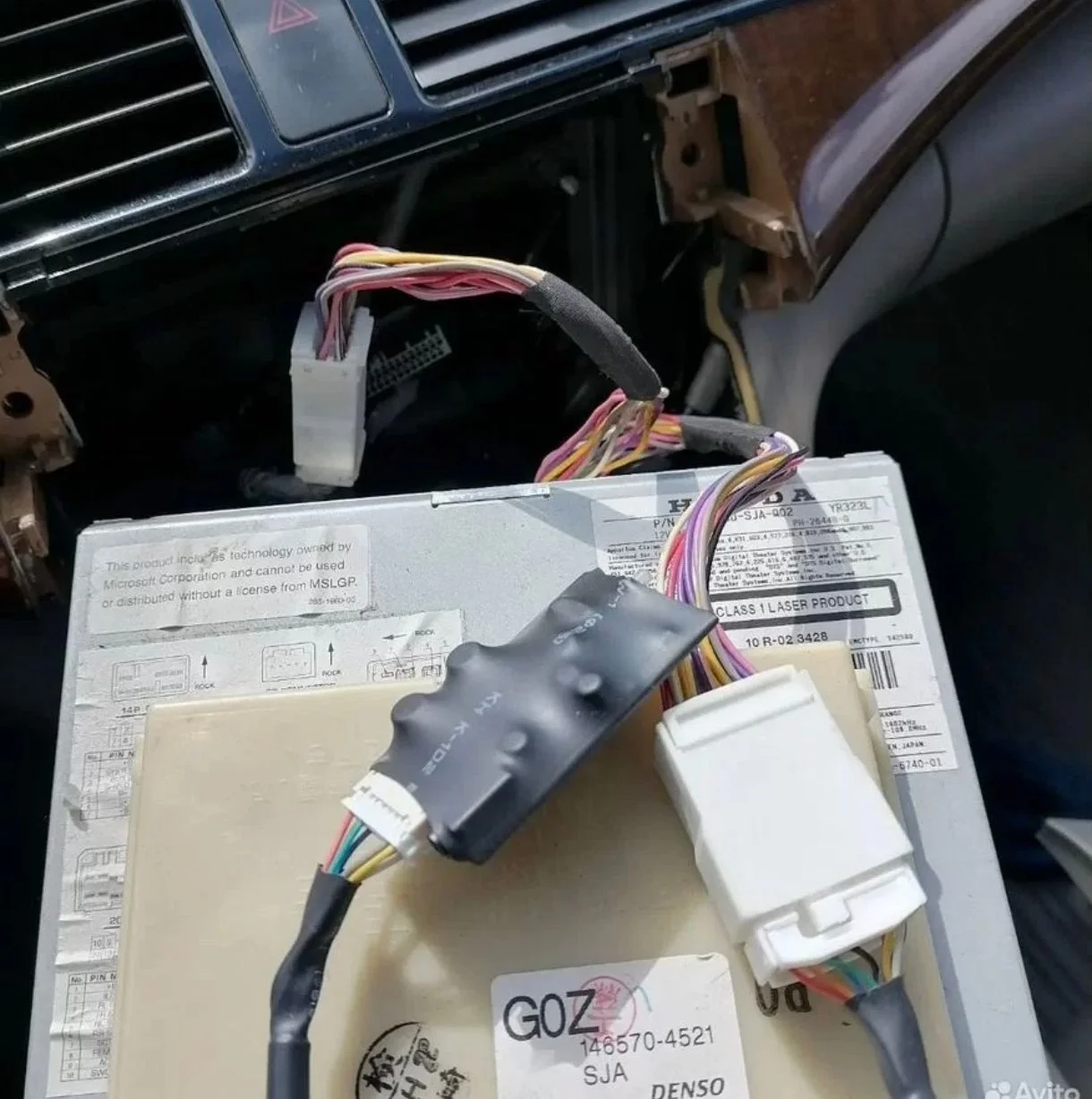 Bluetooth Aux адаптер для Honda 2.4 Accord 7 и тд - миниатюра 2