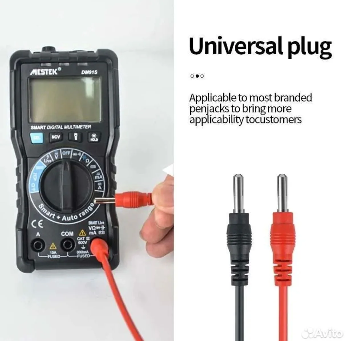 Щупы для мультиметра 1000V, крокодилы мультиметр - миниатюра 4