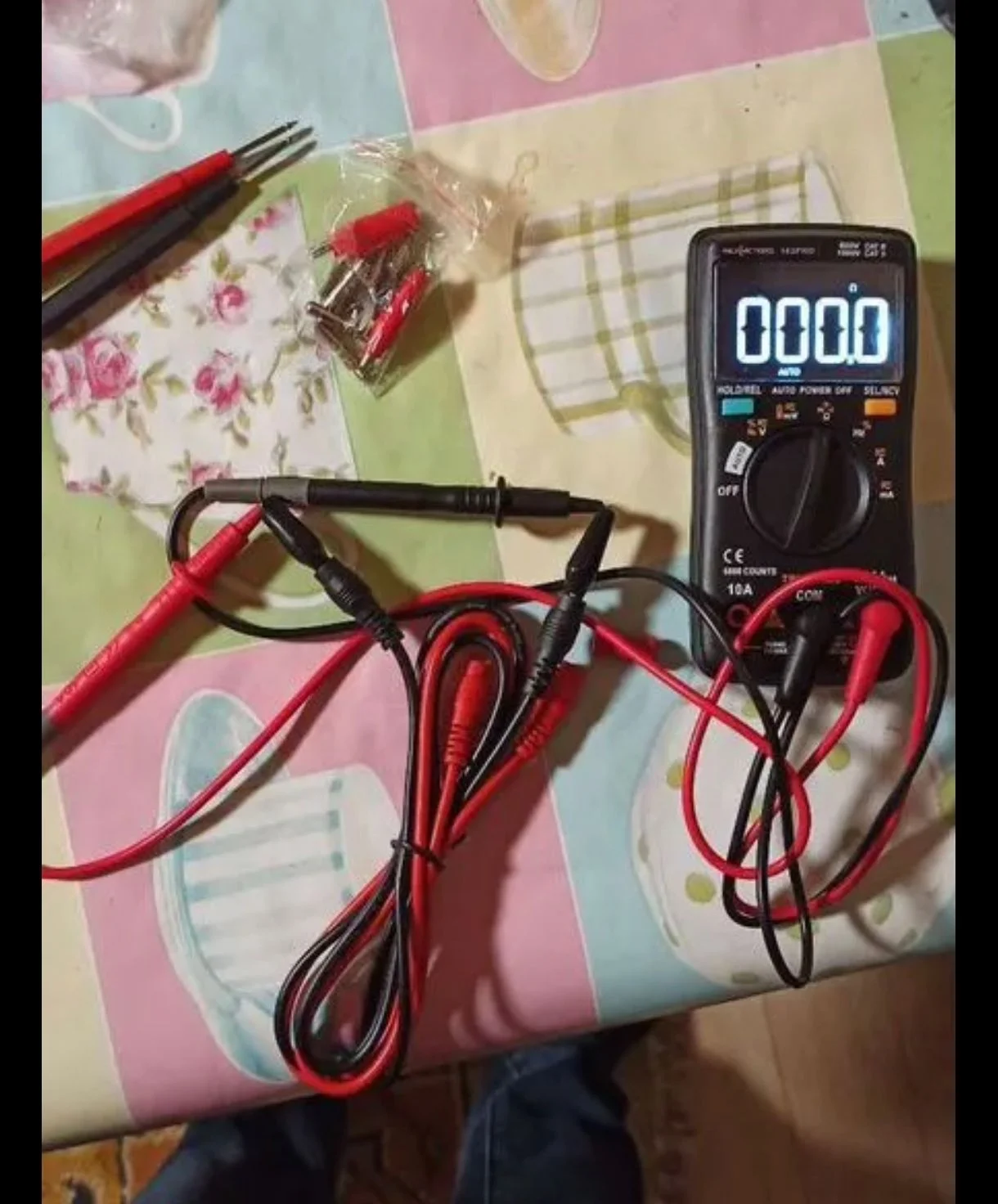Щупы для мультиметра 1000V, крокодилы мультиметр - миниатюра 5