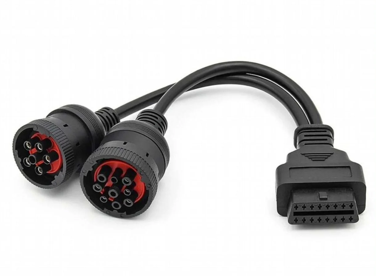 Переходник Deutsch Cummins 9 и 6 pin j1939 камаз - миниатюра 2