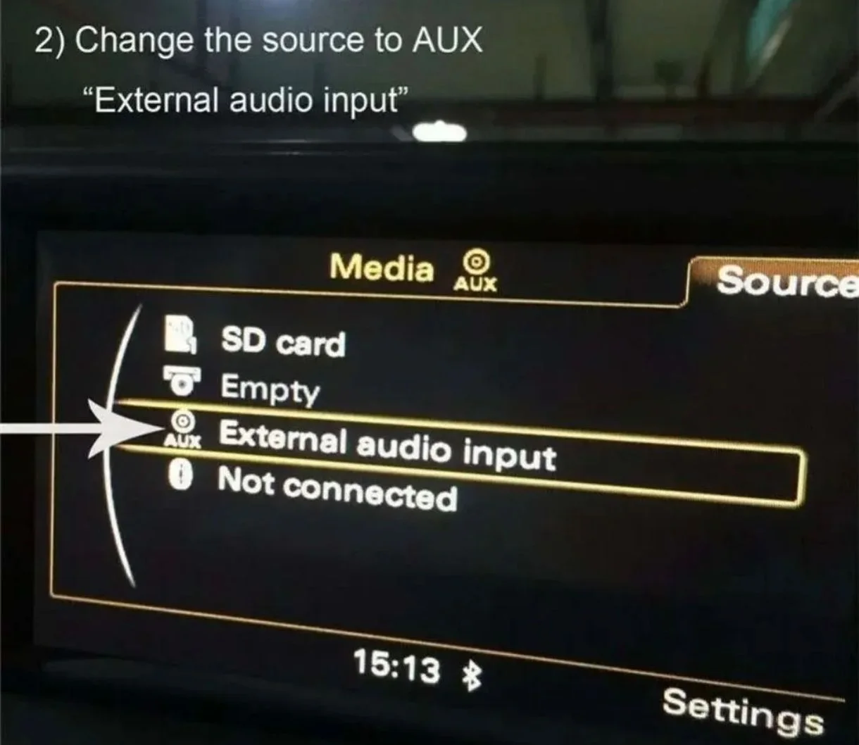 Bluetooth aux адаптер Audi 2G AMI MMI Q7 до 2009г - миниатюра 3