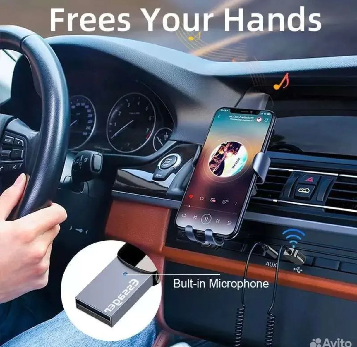 Bluetooth aux адаптер версии 5.0 - миниатюра 2
