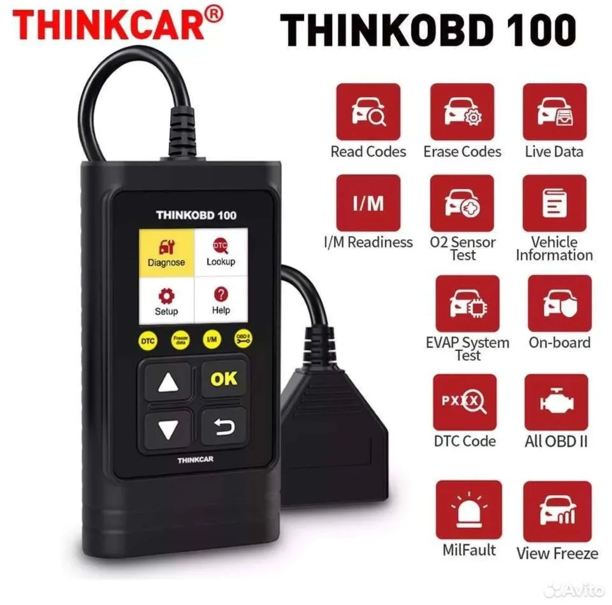 Автосканер thinkobd 100 - миниатюра 2