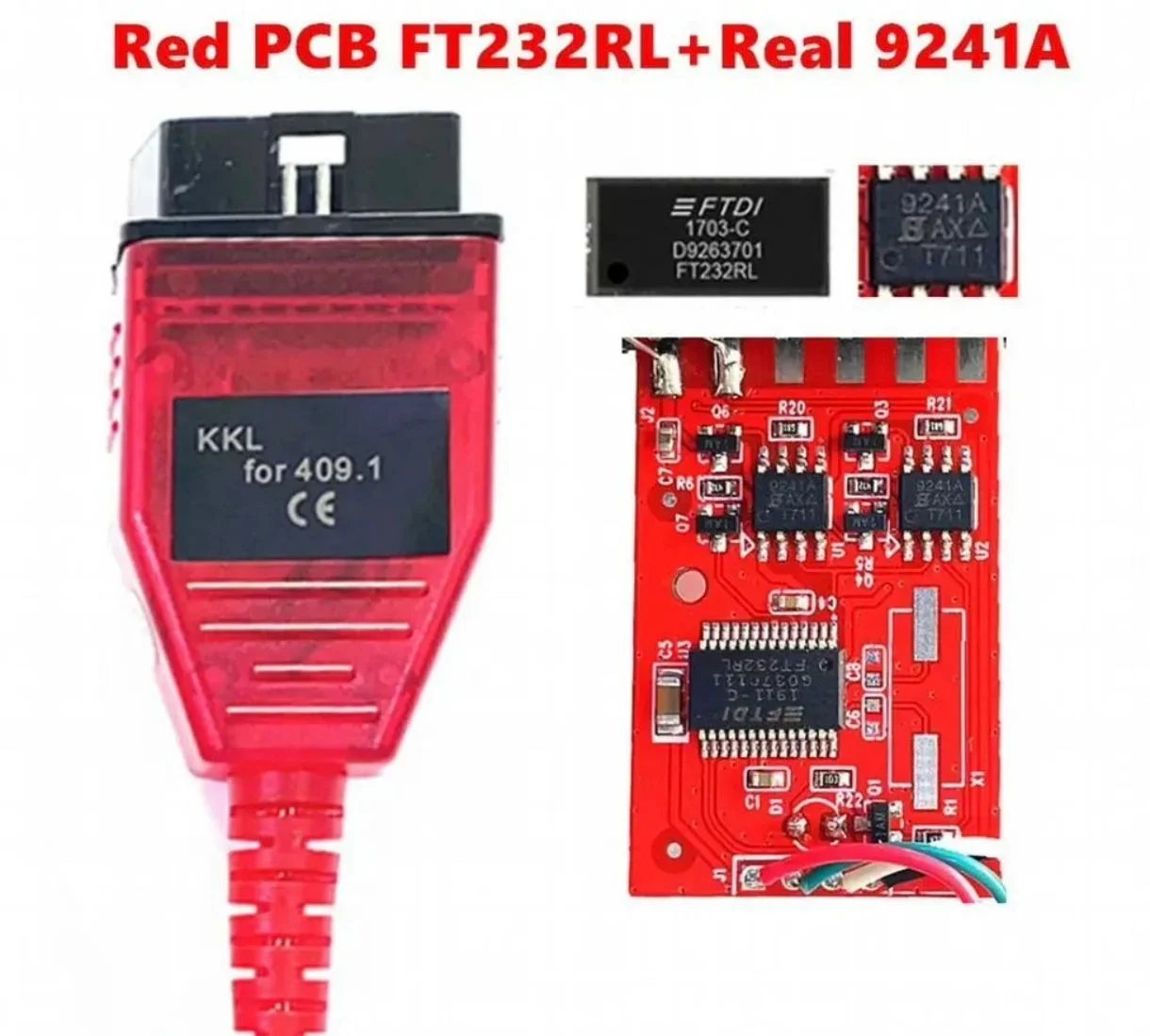 Новая версия VAG KKL 409.1 ftdi с чипами 9241A - изображение 1