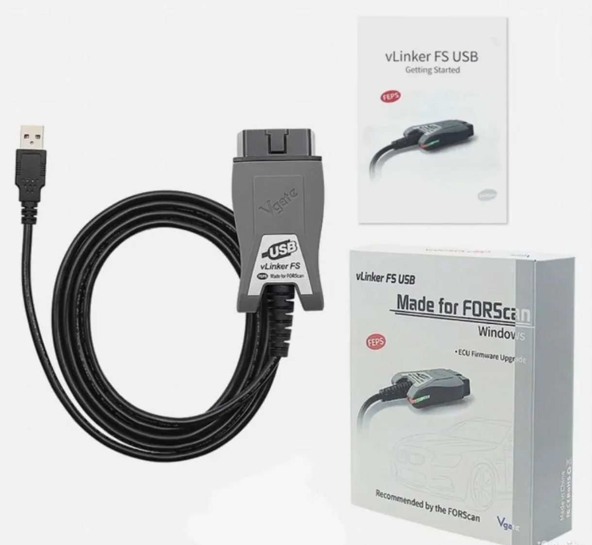 Автосканер Forscan Vgate Vlinker FS HS/MS - миниатюра 4