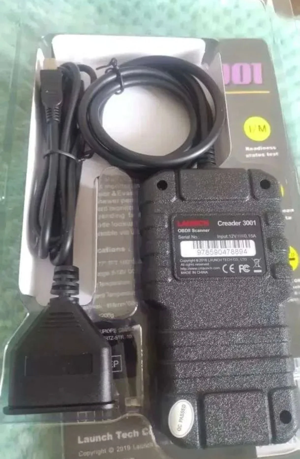 Автосканер Launch x431 cr3001 Obd2 - миниатюра 4