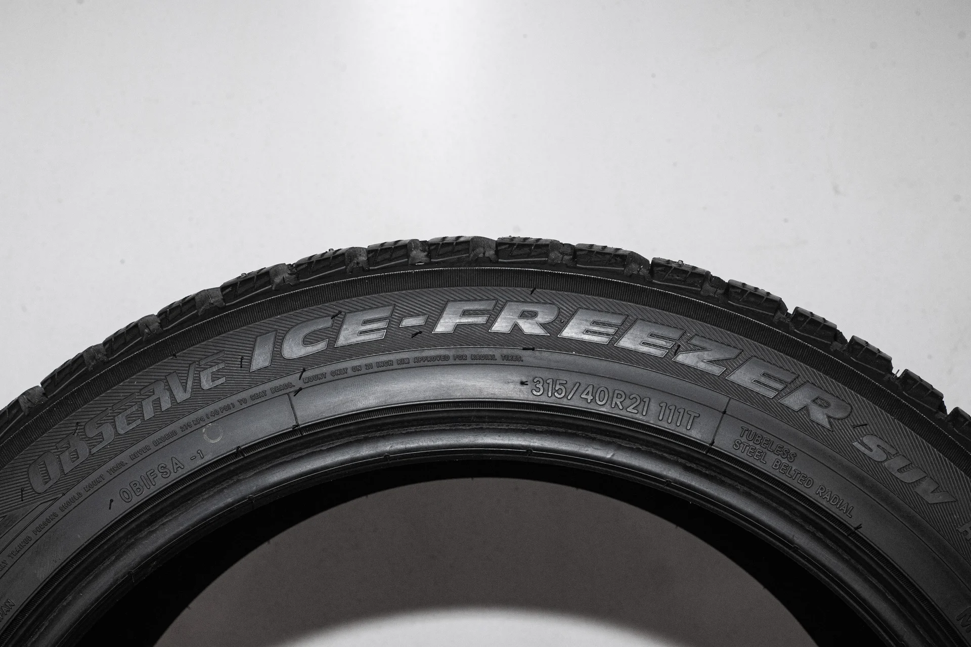 Toyo Observe Ice-Freezer SUV 315/40 R21 111T - миниатюра 7