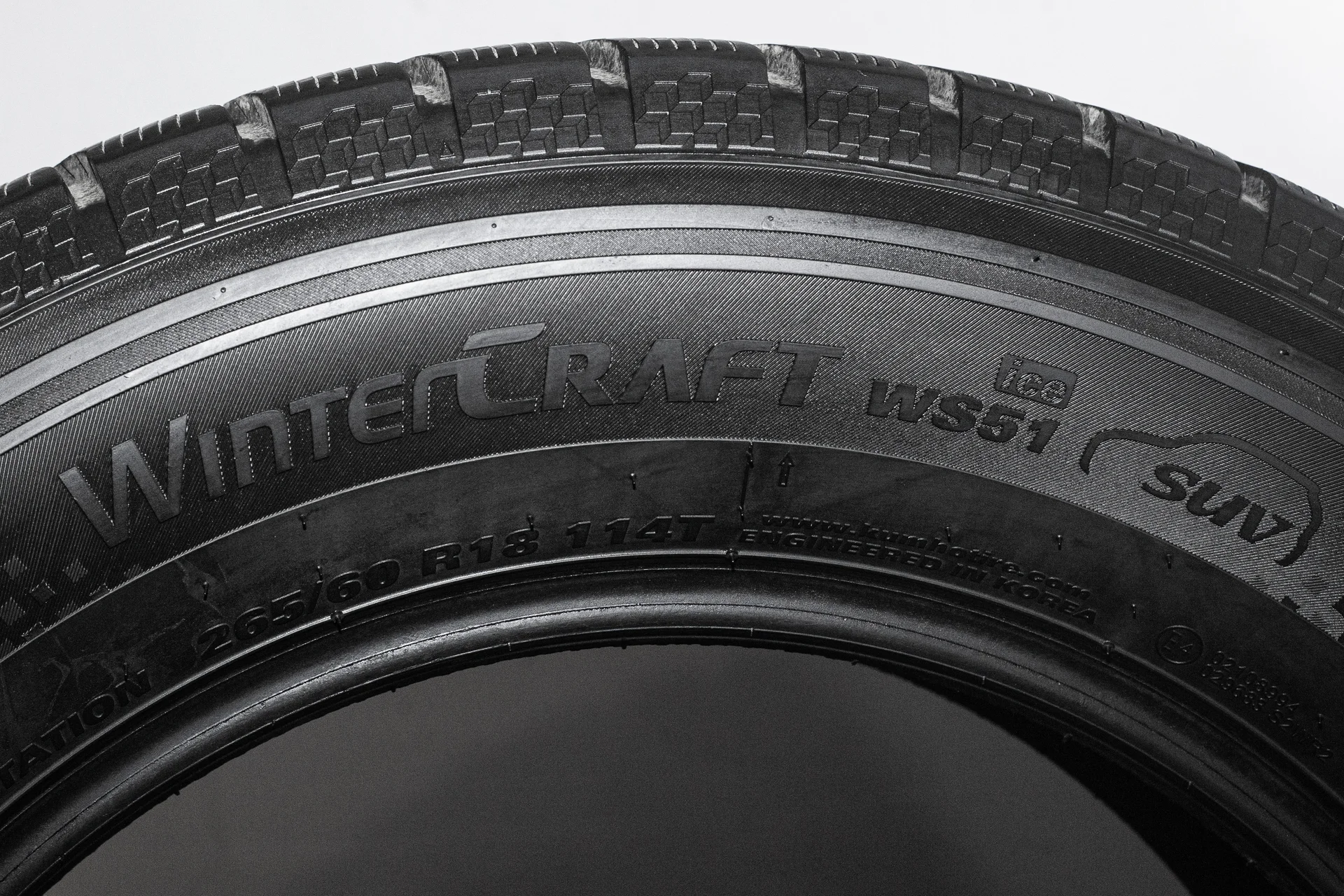 Kumho Wintercraft SUV Ice WS51 265/60 R18 114T XL - миниатюра 9