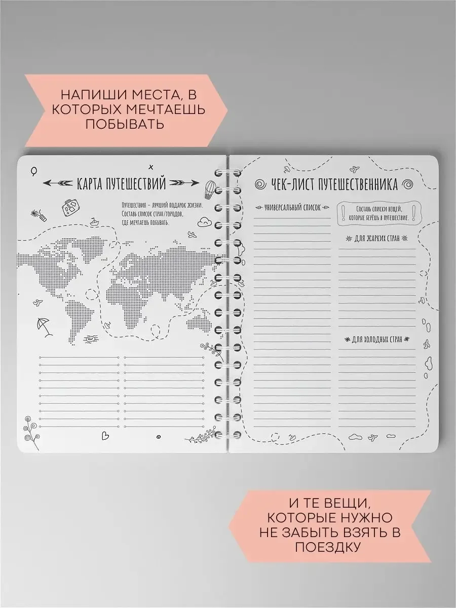 Планер ежедневник недатированный женский ToropNote - миниатюра 8