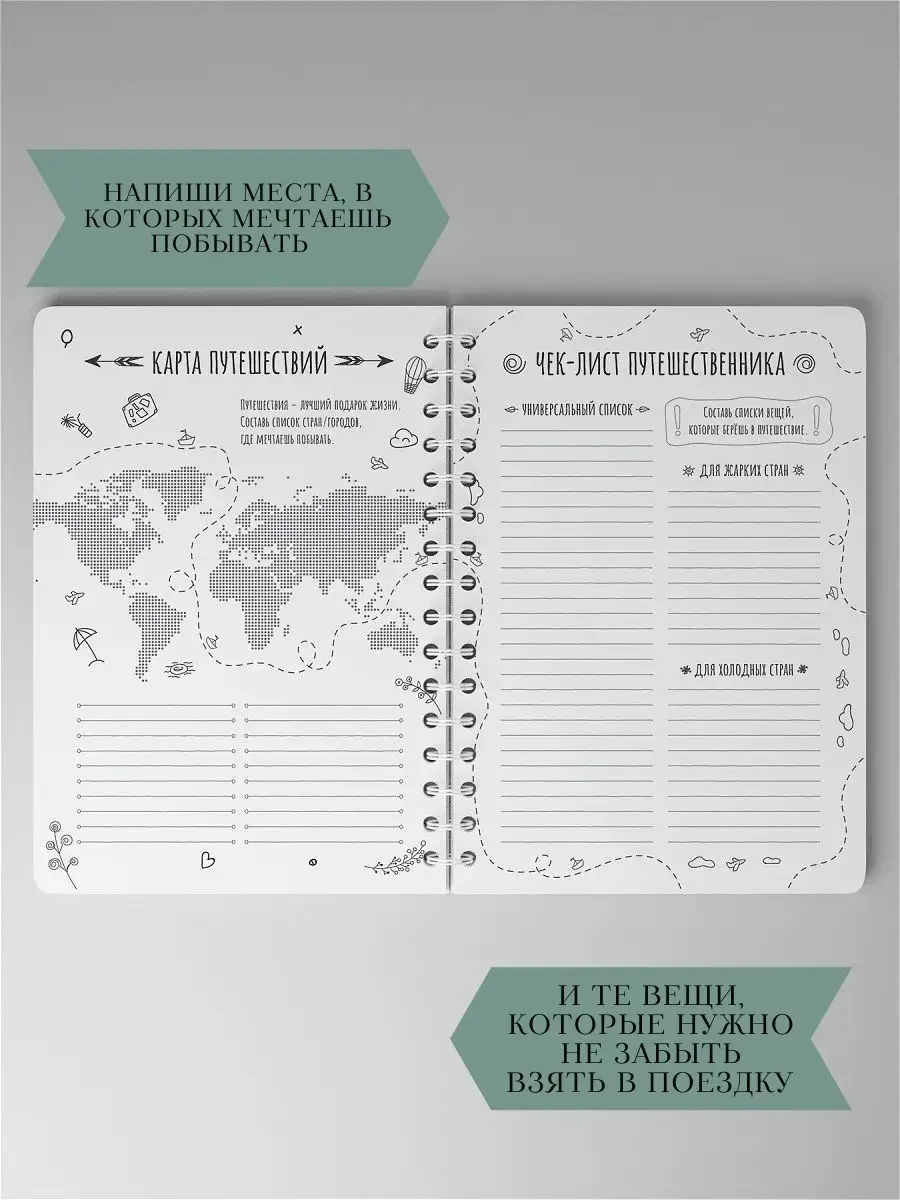 Планер ежедневник недатированный ToropNote женский - миниатюра 8