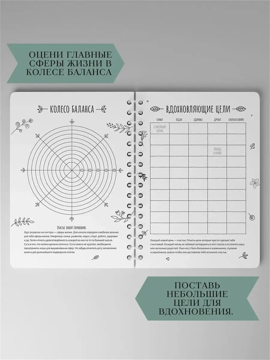 Планер ежедневник недатированный женский ToropNote - миниатюра 3
