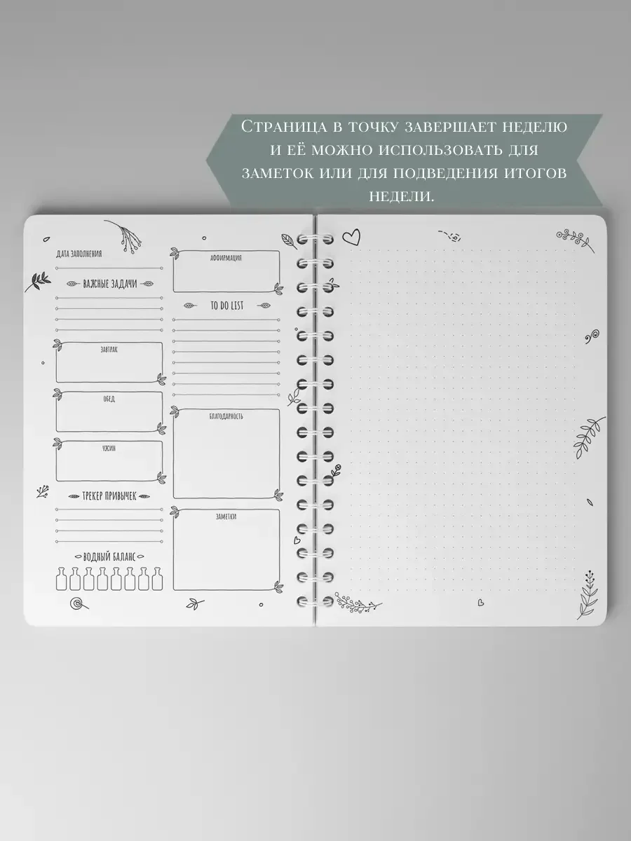 Планер ежедневник недатированный женский ToropNote - миниатюра 7