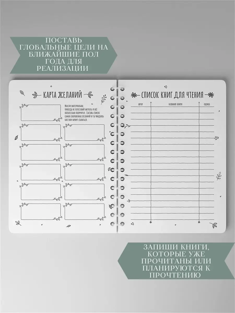 Планер ежедневник недатированный vogue ToropNote - миниатюра 4