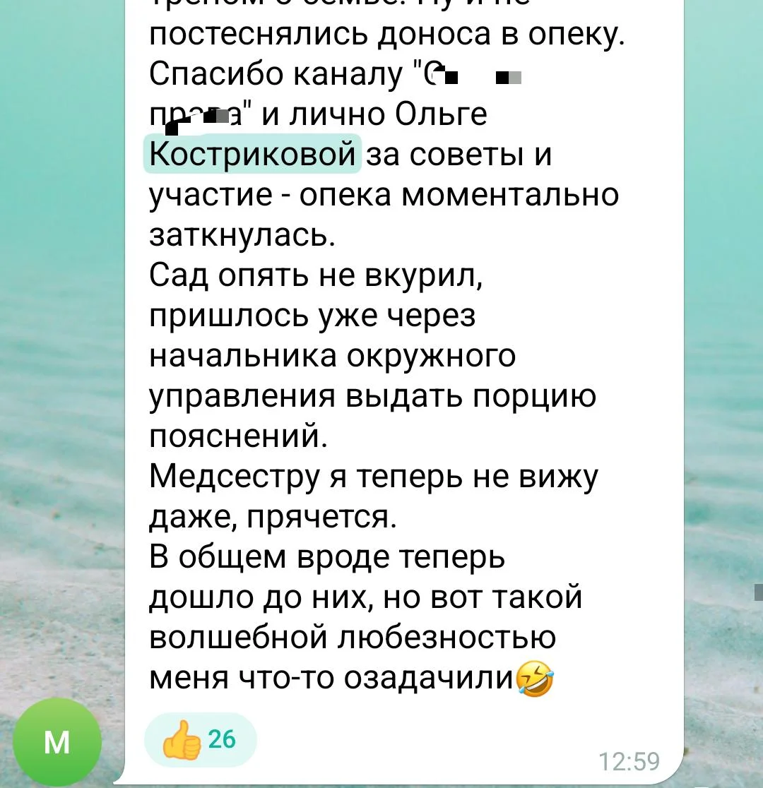Юридическое сопровождение родителей по школьным вопросам