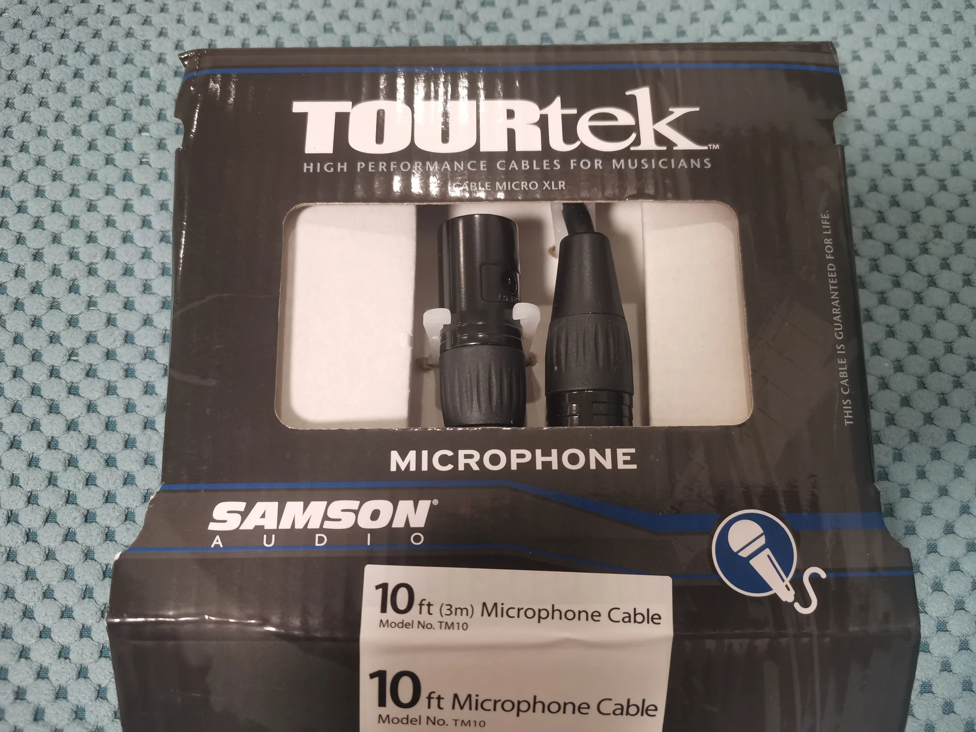 Новый микрофонный кабель Samson TM10 Tourtek - миниатюра 2