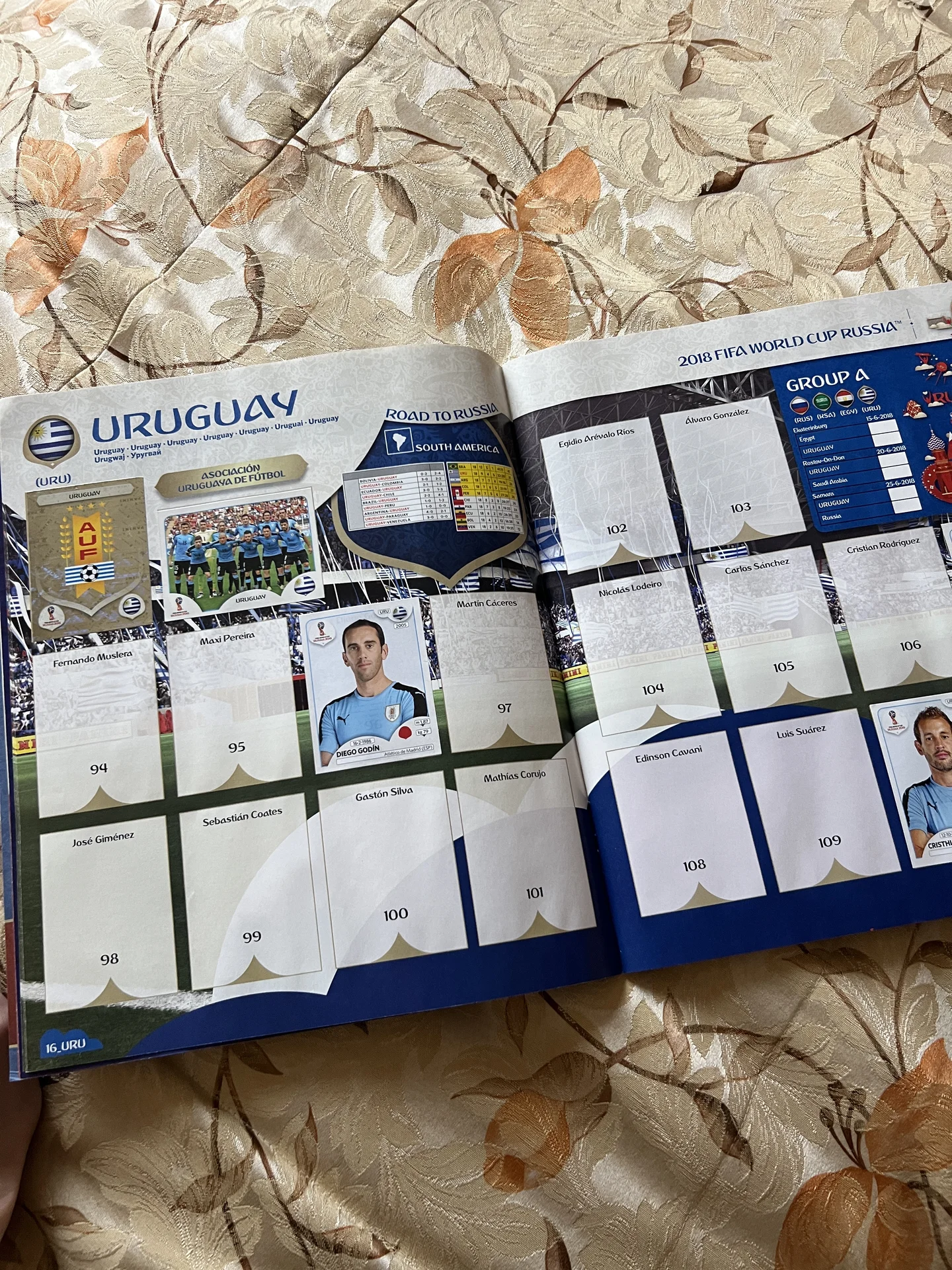 Альбом с наклейками panini футбол чм 2018 - миниатюра 4