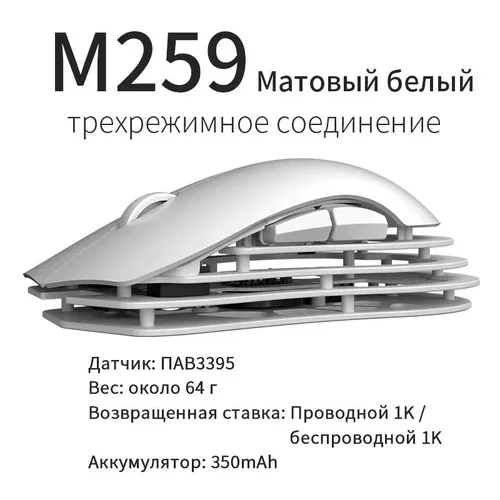 Игровая мышь Ajazz M259 все цвета. - миниатюра 2