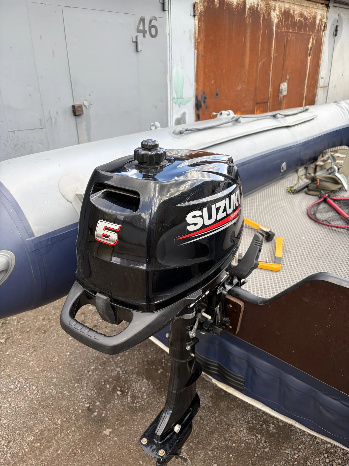 Лодочный мотор Suzuki do 6 a - миниатюра 2