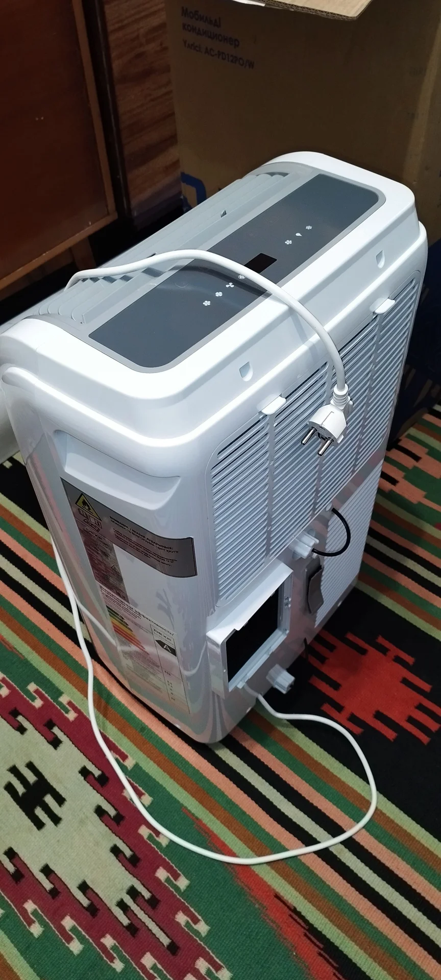 Кондиционер мобильный dexp AC-PD12PO/W (12btu) - миниатюра 2