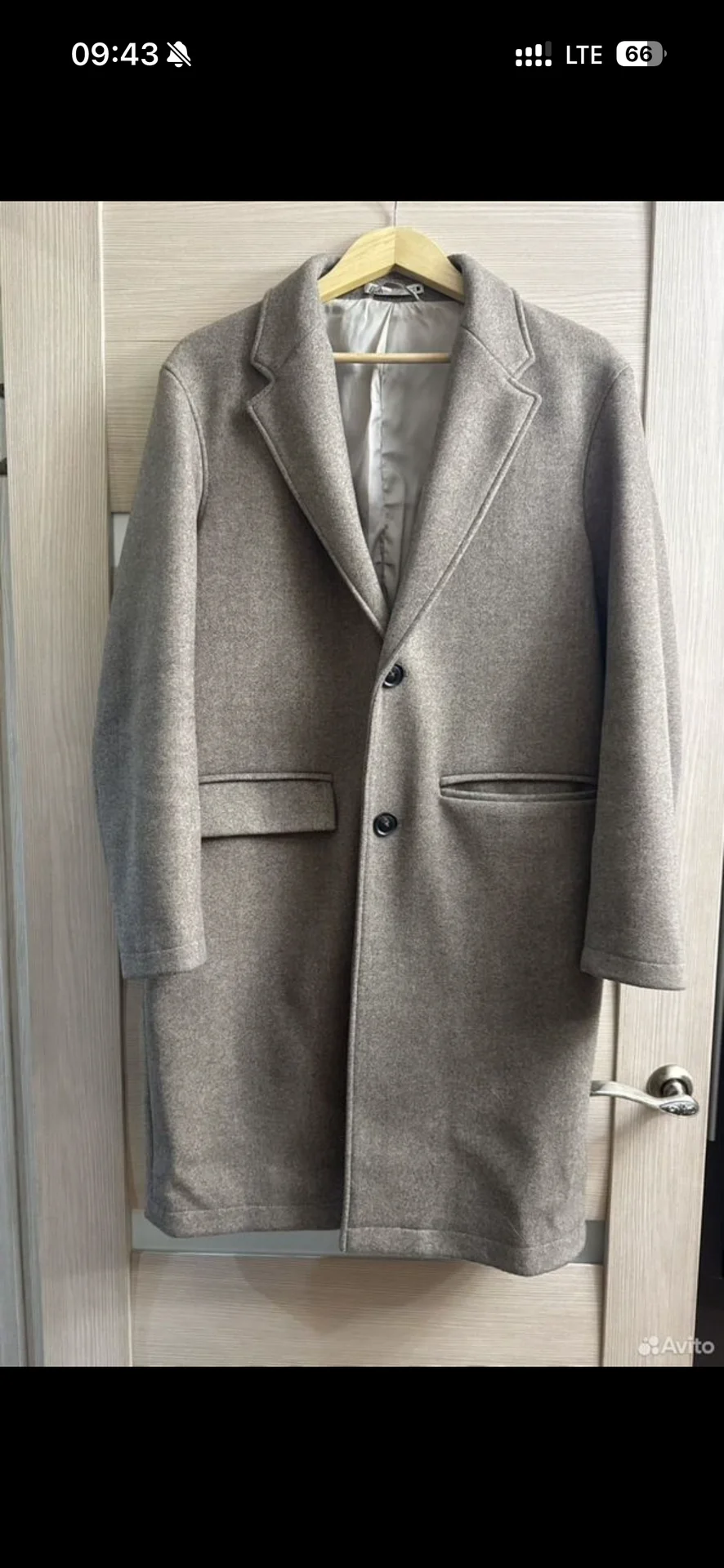 Пальто мужское ZARA 48M - изображение 1