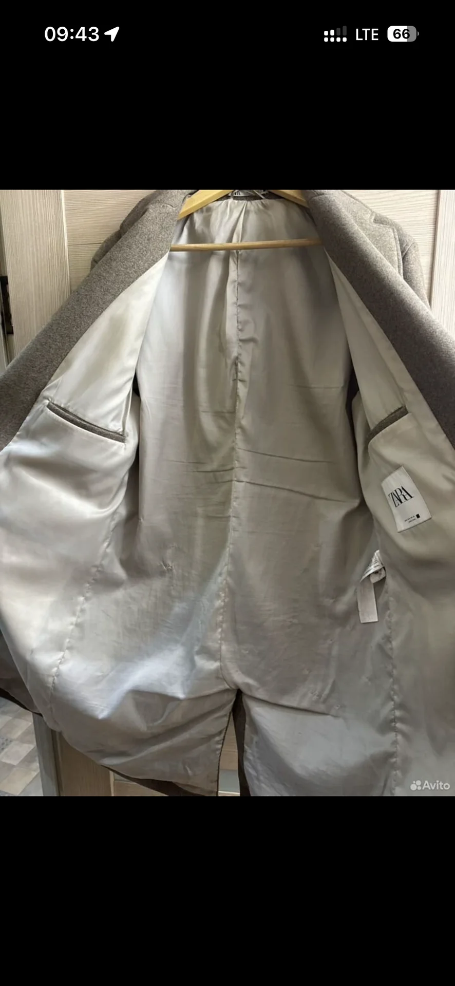 Пальто мужское ZARA 48M - миниатюра 3