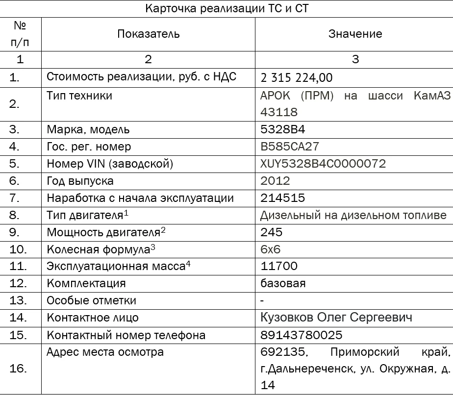 Спецтехника предприятия б\у на базе КАМАЗ - миниатюра 2