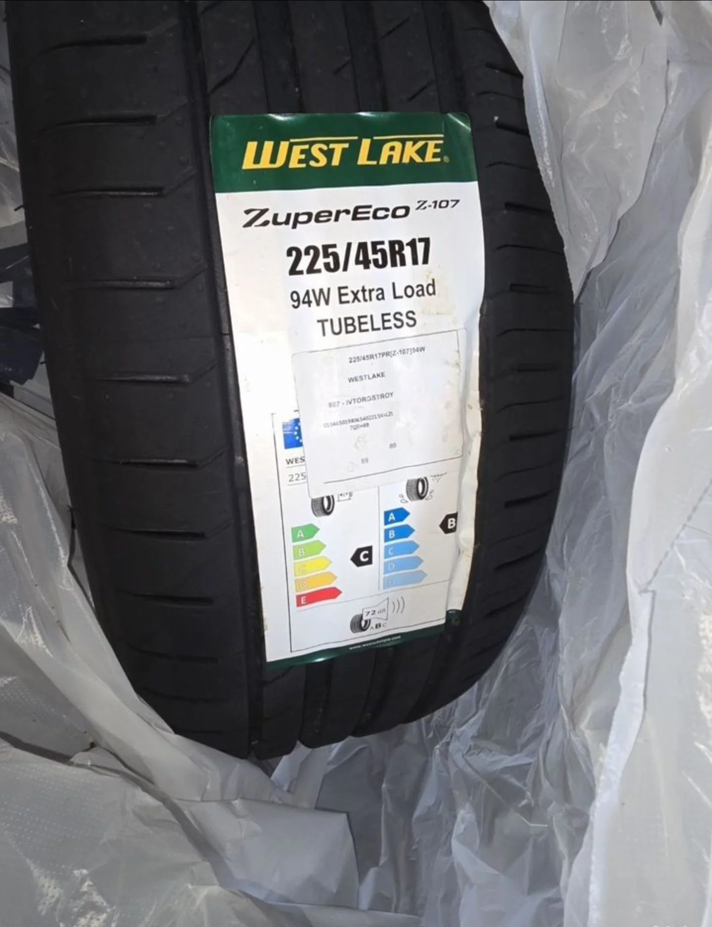 Westlake Zuper Eco Z-107
225/45 R17 94W - миниатюра 2