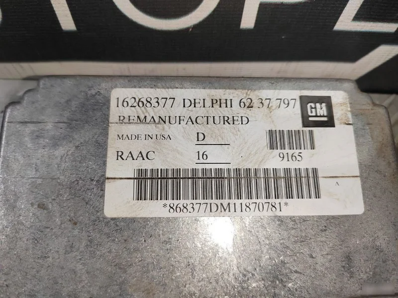 Эбу Opel Astra G X16SZR - миниатюра 5
