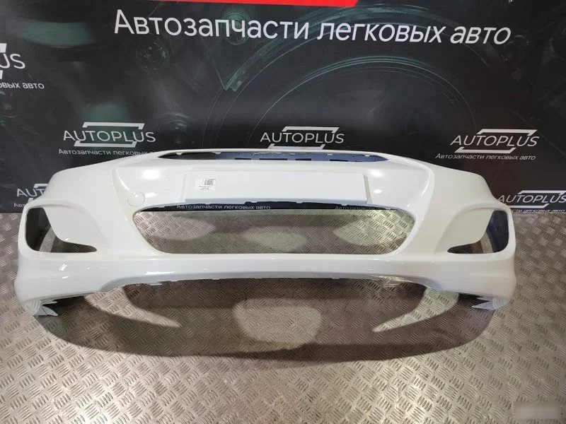 Бампер передний Hyundai Solaris 2010-2014 - изображение 1