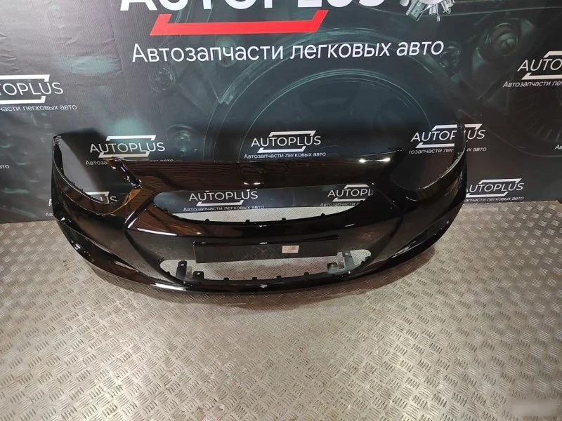 Бампер передний Hyundai Solaris 2010-2014 - изображение 1