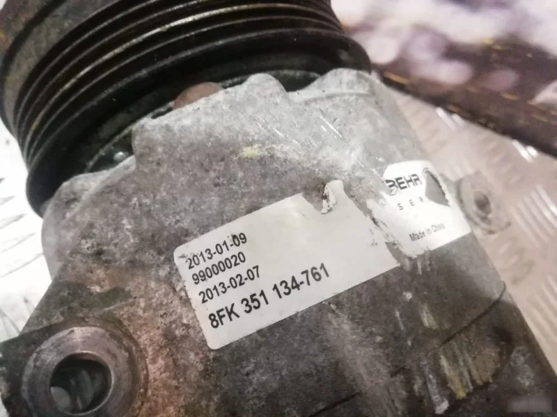 Компрессор кондиционера Opel Astra G Z16SE - миниатюра 3