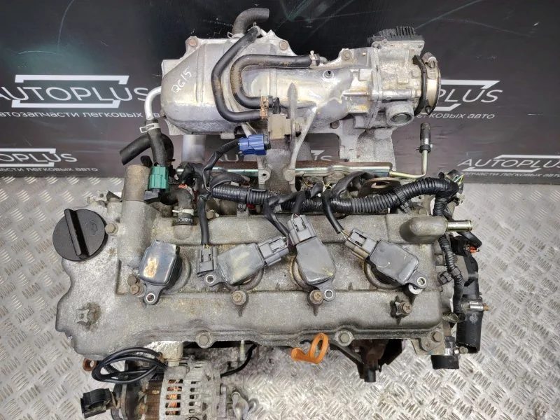 Двигатель Nissan Almera N16 СЕДАН 1.5 QG15 2004 - миниатюра 2